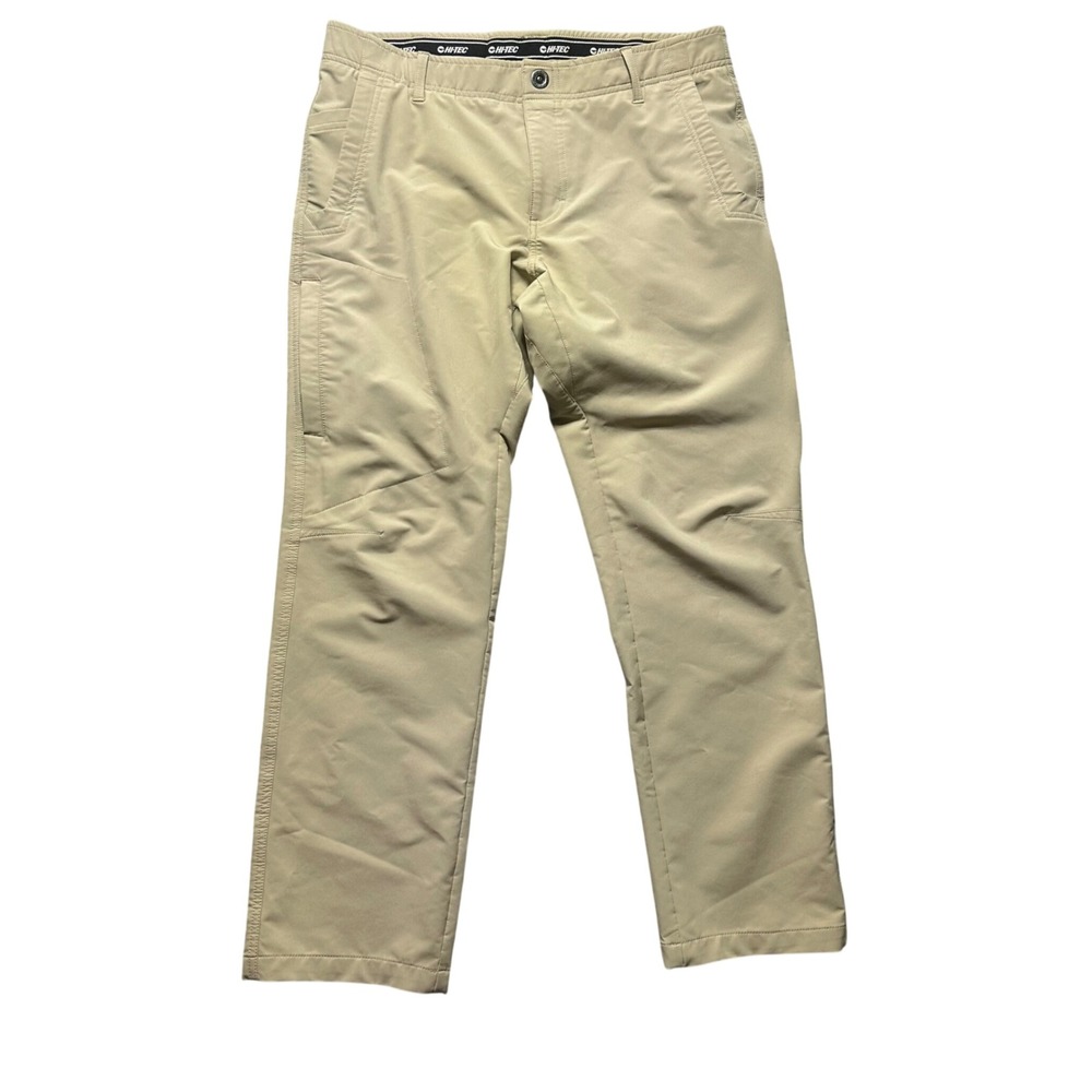 Hi-Tec Pants Men's Size 34 X 30 Tan Cross‎ Functional Hiking Cargo Slacks Golf